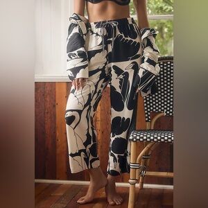 NWOT Anthropologie Swan Pajama Pants